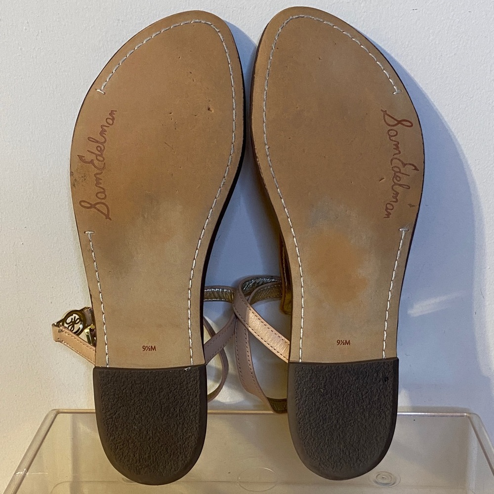 Sam Edelman Galia Women's Tan Thong Sandals Size 9.5 - Picture 6 of 8